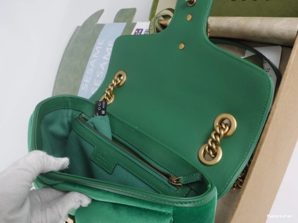 Hyper Peter shoulder mini GUCCI GG Marmont bag 0810